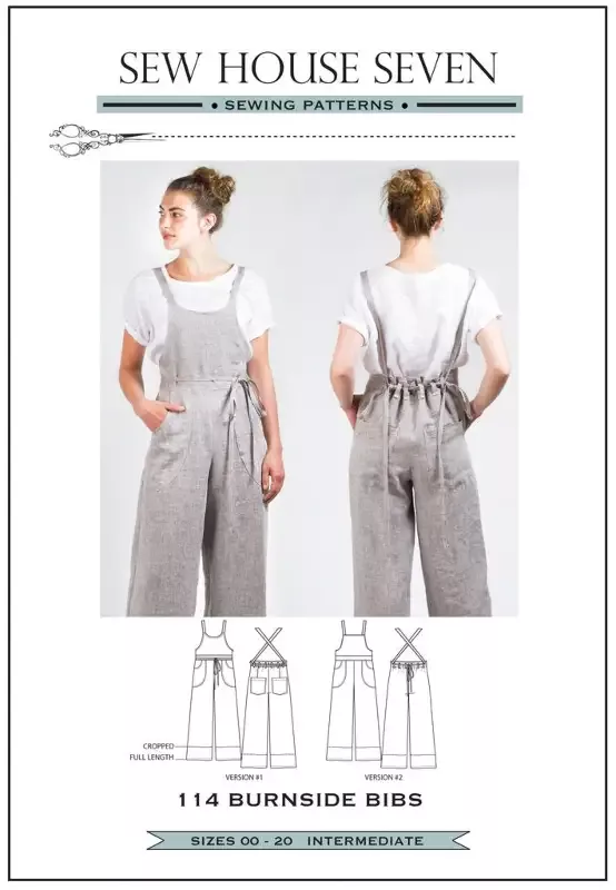 Burnside Bibs Pattern (Sizes 00 – 20)