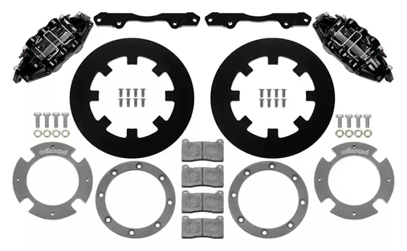 Wilwood 17-21 Can-Am X3RS Black 6-Piston Rear Kit 11.25in – Undrilled Rotors
