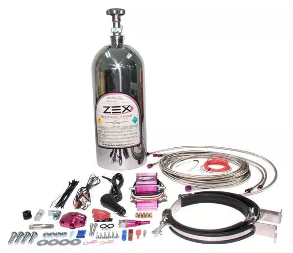 ZEX Wet Injected Nitrous System with Polished Bottle (05-10 Mustang GT)