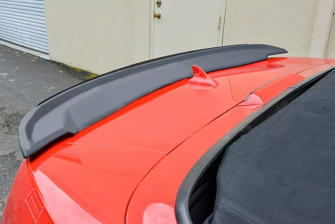 ZL1 Style Rear Spoiler with Carbon FiberWickerbill Insert; Primer Black (10-13 Camaro)